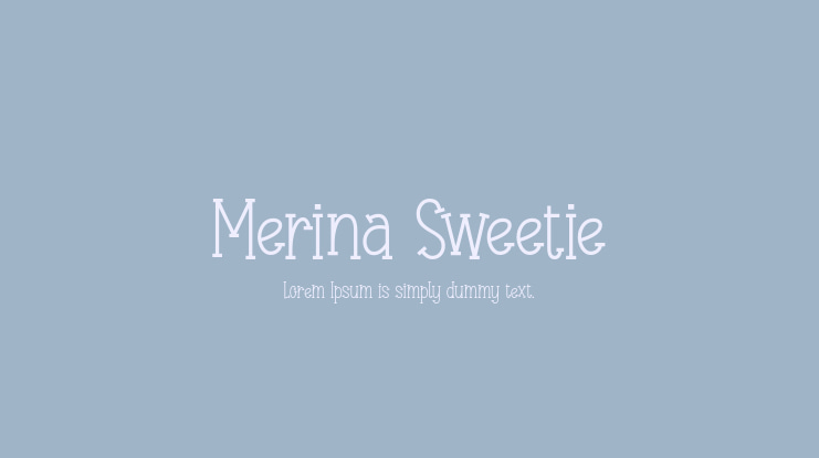 Merina Sweetie Font