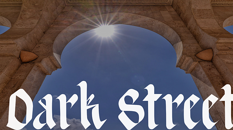 Dark Street Font