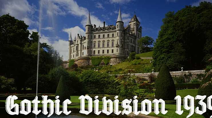 Gothic Division 1939 Font