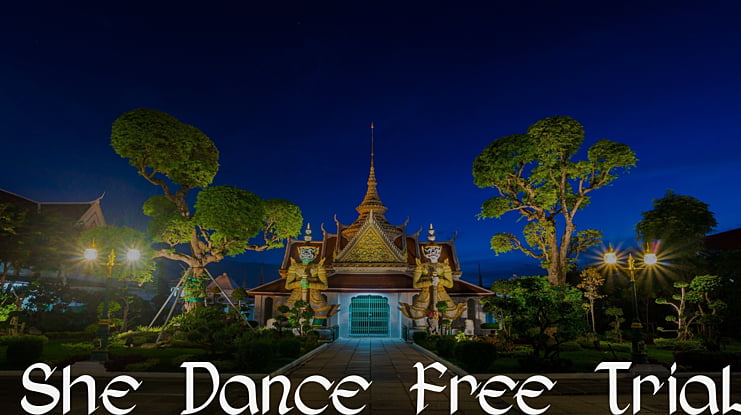 She Dance Free Trial Font