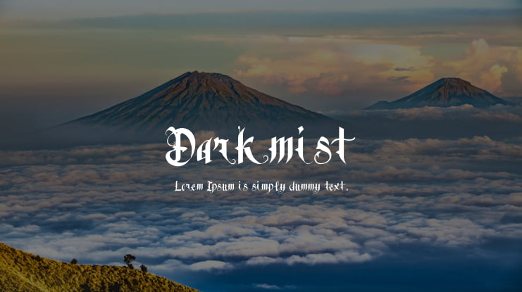 Darkmist Font