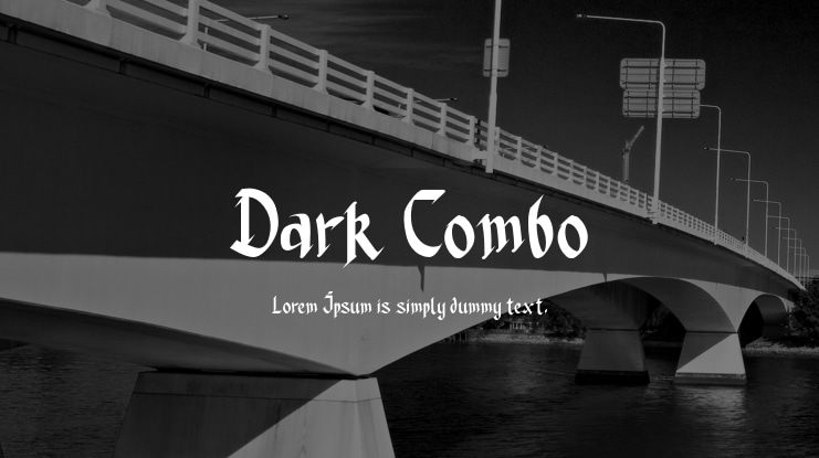 Dark Combo Font