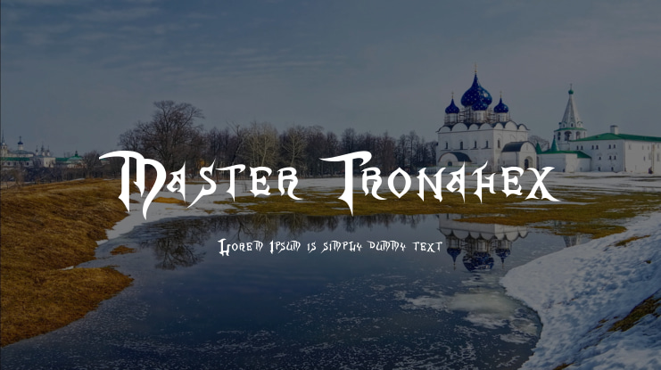 Master Tronahex Font