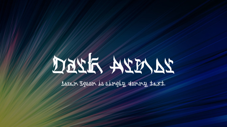 Dark Armor Font