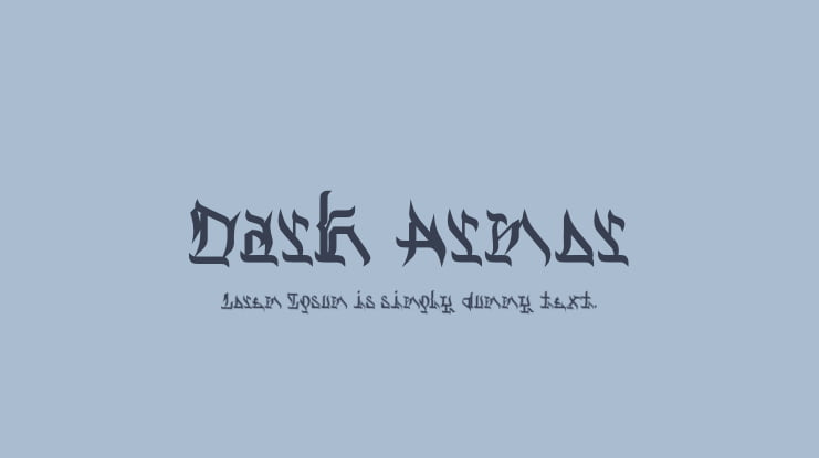 Dark Armor Font