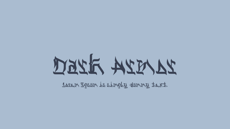 Dark Armor Font