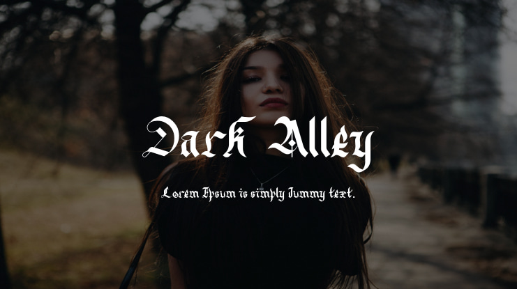 Dark Alley Font