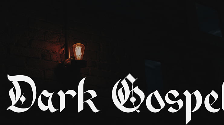 Dark Gospel Font