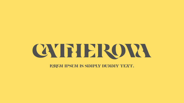 Catherova Font