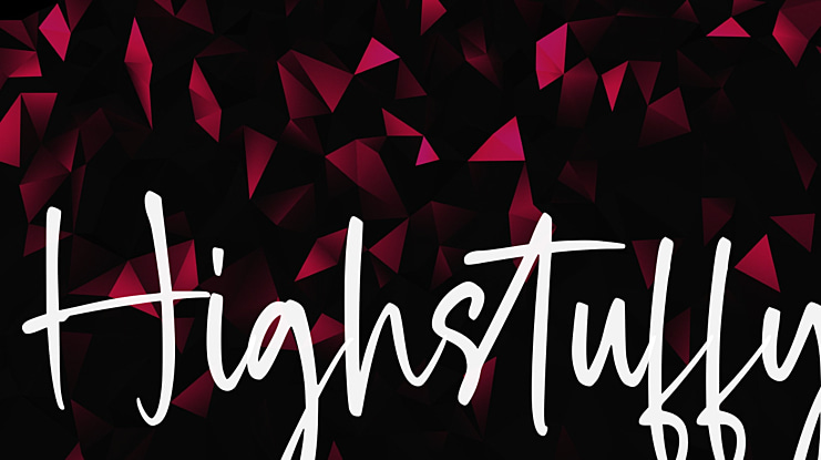 Highstuffy Font