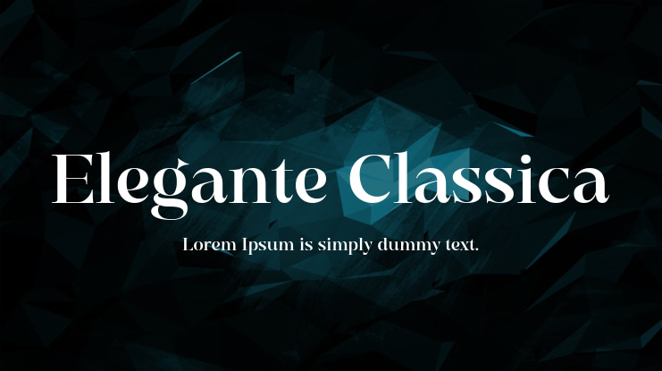 Elegante Classica Font