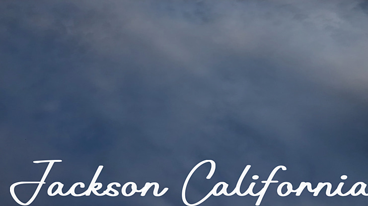 Jackson California Font