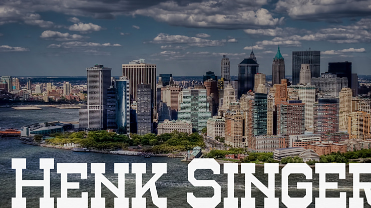 Henk Singer Font