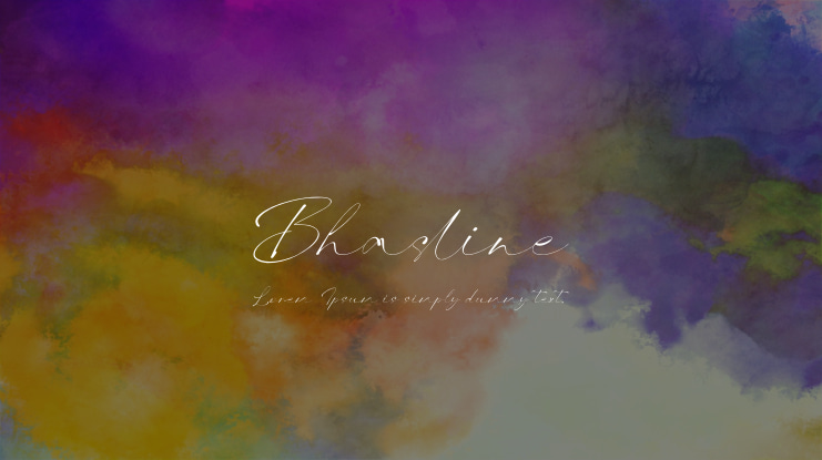 Bhasline Font