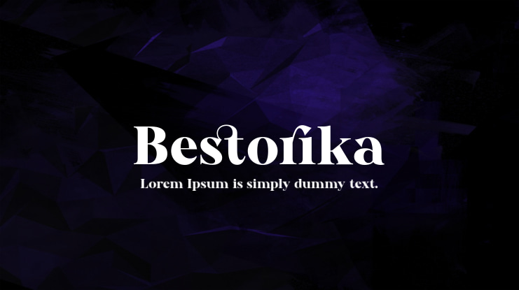Bestorika Font