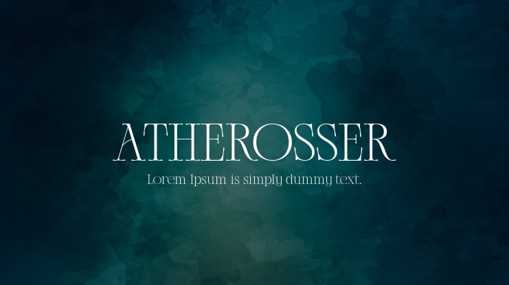 ATHEROSSER Font
