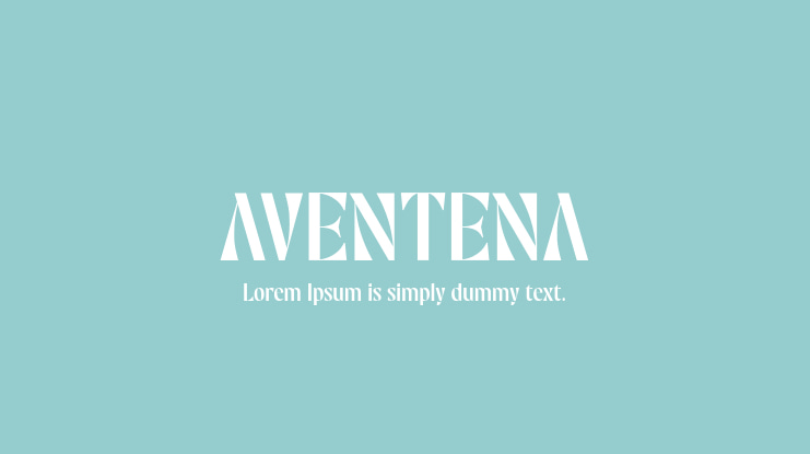 AVENTENA Font