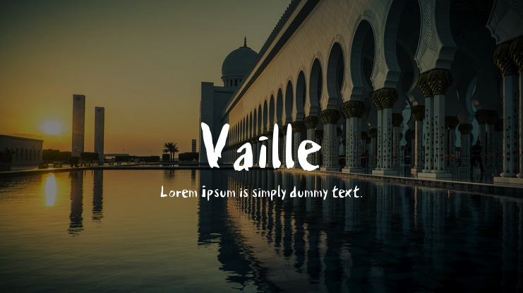 Vaille Font Family