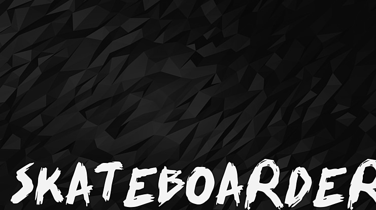 SKATEBOARDER Font
