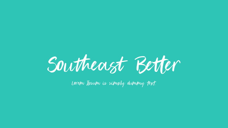 Southeast Better Font