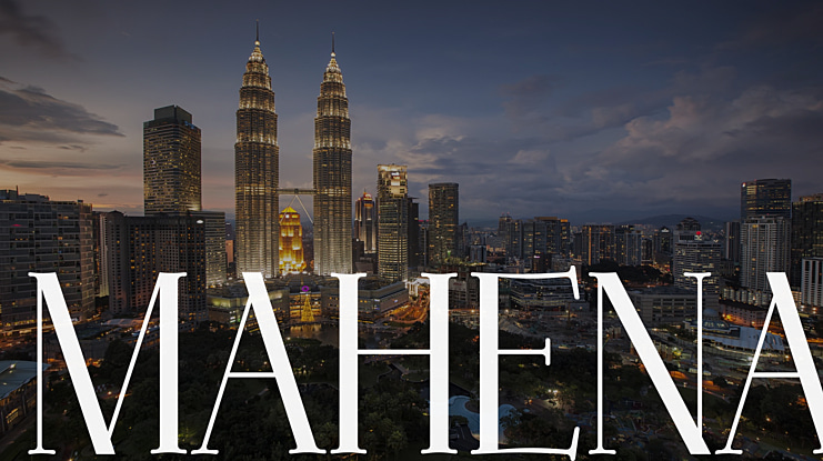 MAHENA Font