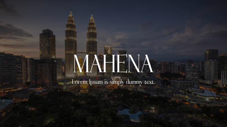 MAHENA Font