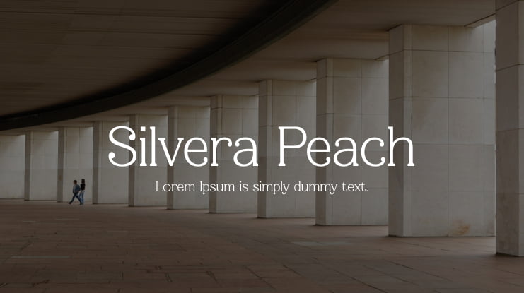 Silvera Peach Font