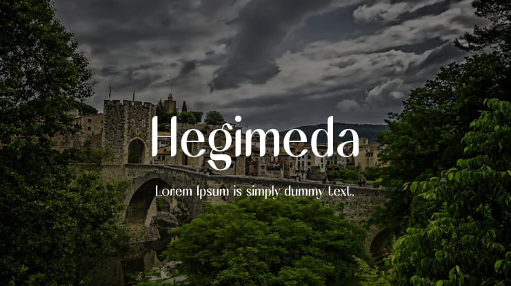 Hegimeda Font