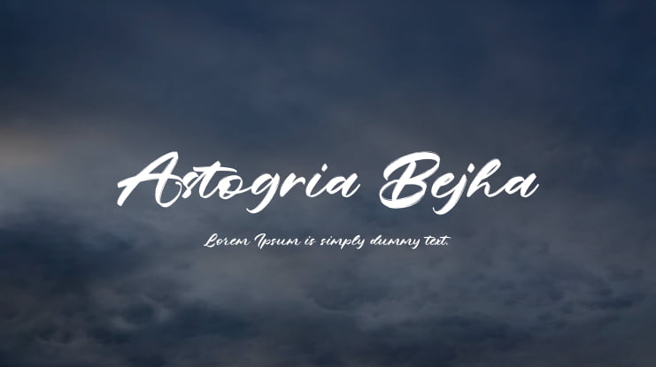 Astogria Bejha Font