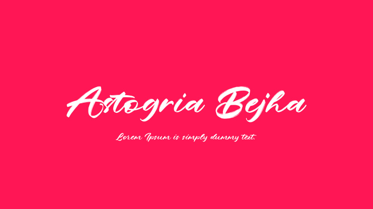 Astogria Bejha Font