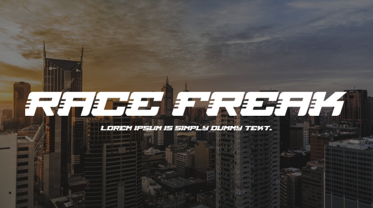 Race Freak Font