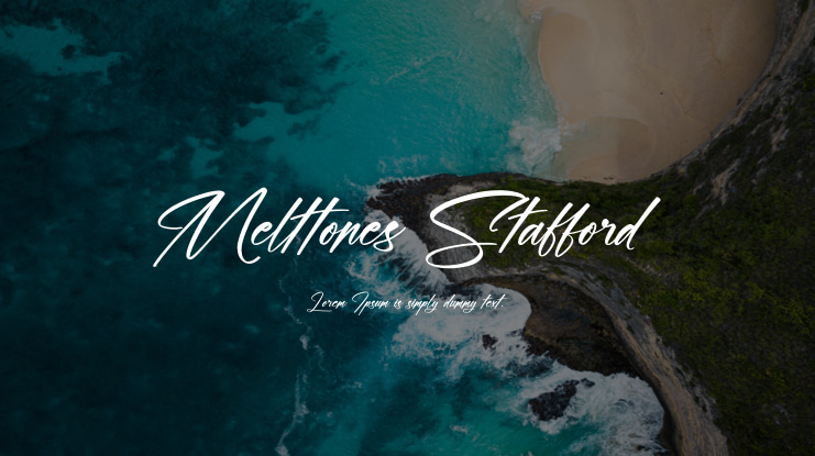 Melttones Stafford Font