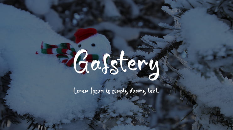 Gafstery Font