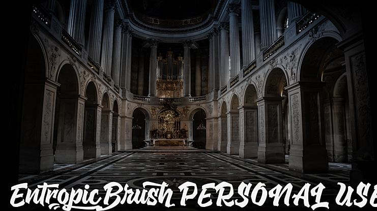 Entropic Brush PERSONAL USE Font