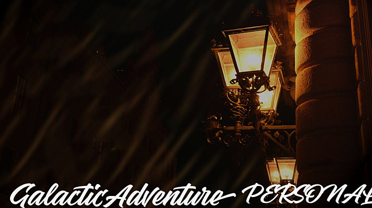 Galactic Adventure PERSONAL Font