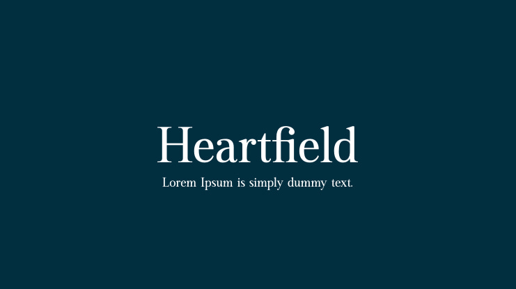 Heartfield Font