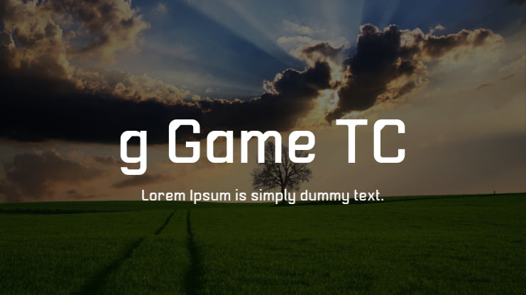 g Game TC Font