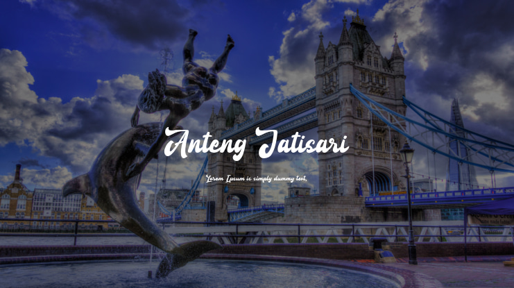 Anteng Jatisari Font