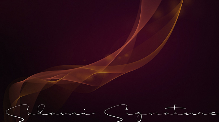 Solami Signature Font