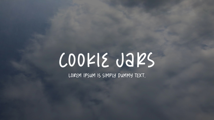 Cookie Jars Font