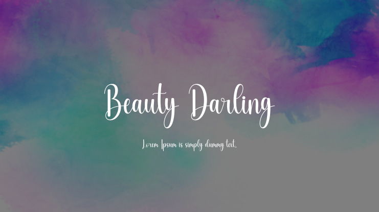 Beauty Darling Font