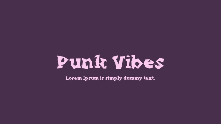 Punk Vibes Font