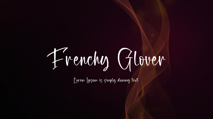 Frenchy Glover Font