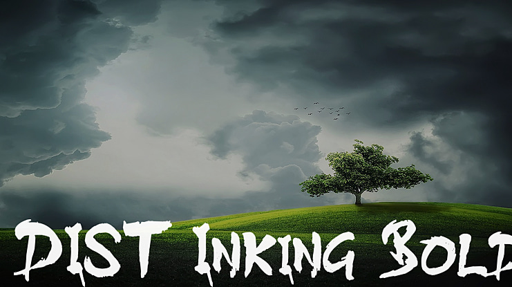 Dist Inking Font Family