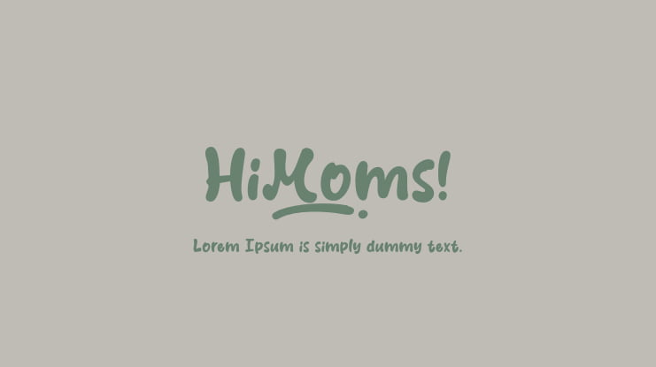 HiMoms Font