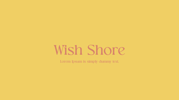 Wish Shore Font