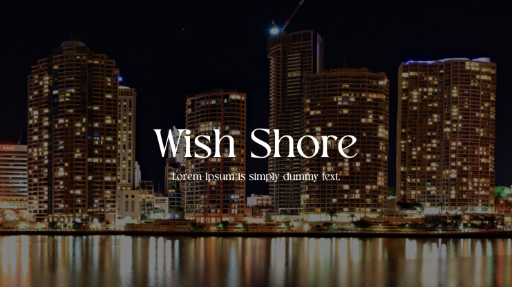 Wish Shore Font