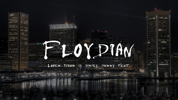 Floydian Font