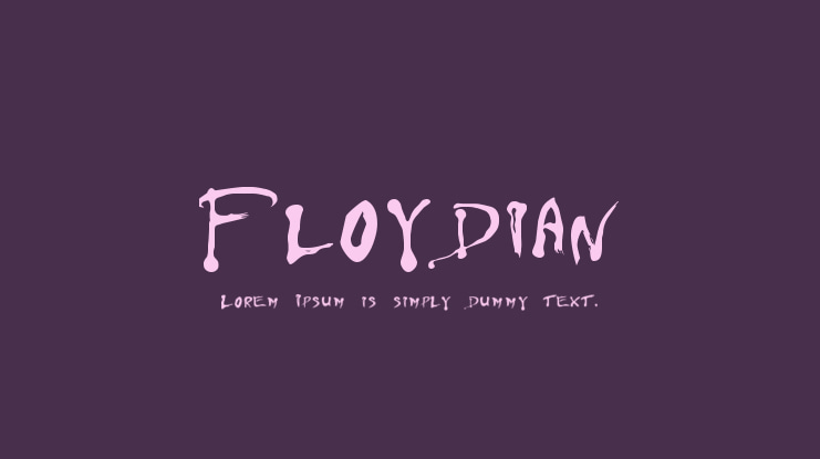 Floydian Font