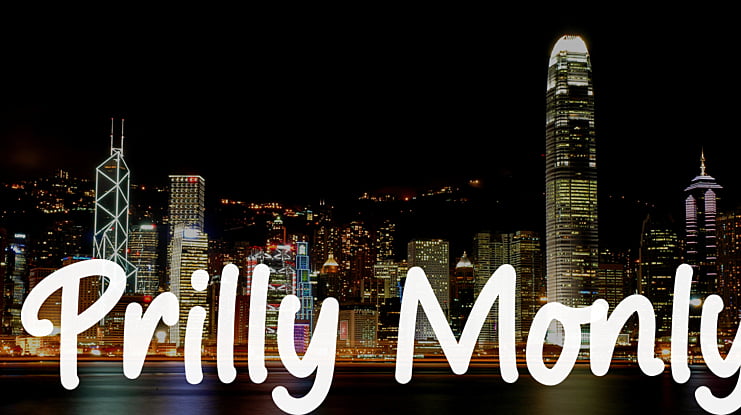 Prilly Monly Font